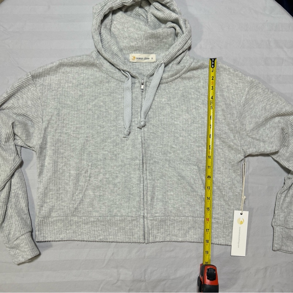 Ocean Drive Light Gray Women's Hoodie! Brings Soft to a new Level! - Picture 7 of 9